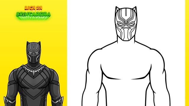 Como DESENHAR o PANTERA NEGRA - Como DIBUJAR a PANTERA NEGRA - Marvel смотреть онлайн