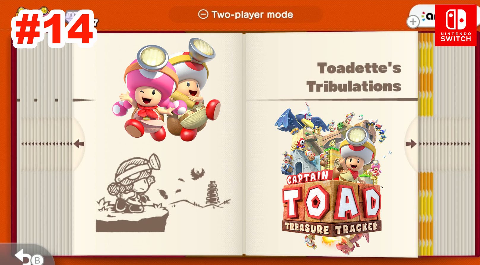 14 - Эпизод №3. Captain Toad Treasure Tracker. Toadette's Tribulations. Nintendo Switch