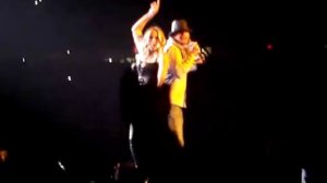 Sheryl Crow & Kid Rock Ford Field 1-15-2011 40th birthday bash - All Right Now