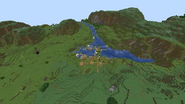 Minecraft 1.18-1.20 seed 8 villages near spawn for java смотреть онлайн