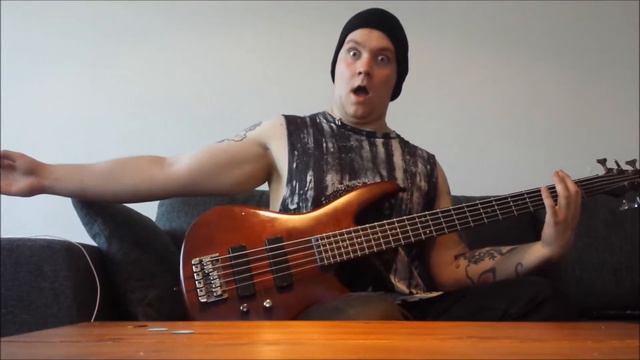 STAM1NA - viisi laukausta päähän (bass cover) смотреть онлайн