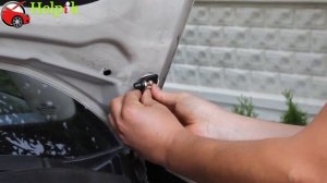Установка упоров капота (амортизаторов) на KIA SOUL / КИА СОУЛ (www.upora.net)
