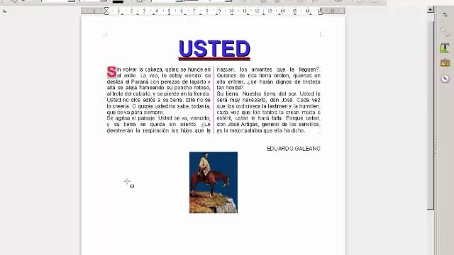 Tutorial Libre Office Writer Inserción Imágen Recuadro Decorativo смотреть онлайн