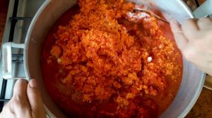 Морковная икра/закуска/Аджика.Заготовка на зиму