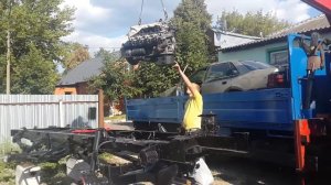 Установка двигателя ГАЗ 66