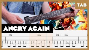 Megadeth - Angry Again - Guitar Tab | Lesson | Cover | Tutorial | 1/2 Step Down Tuning