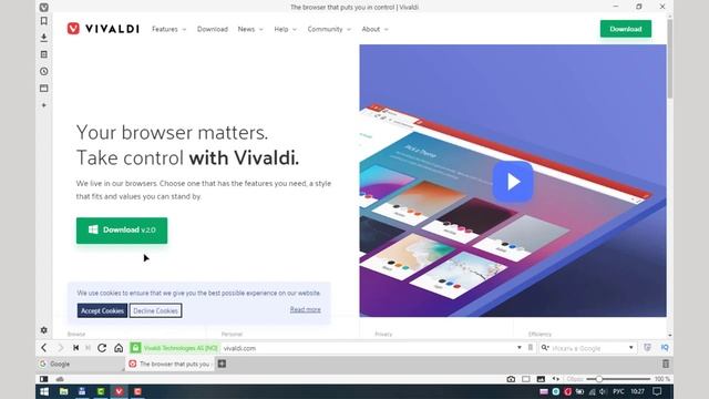 Vivaldi browser как пользоваться (Обзор программы) смотреть онлайн