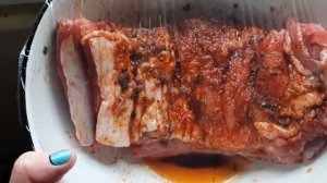 Быстрый маринад для свиных/телячьих ребер. Копченая паприка.