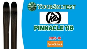 Тесты горных лыж K2 Pinnacle 118 (2015-16 год).