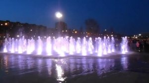Фонтан Пермь Световой и  Музыкальный фонтан  Главный фонтан города Пермь