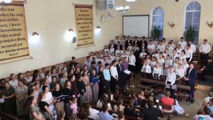 Пение молодёжи из Ростов-на-Дону и города Рязани, мы Пилигримы. 30.08.2020