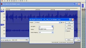 Изменение разрядности в Sound Forge Pro 10 (13/46)