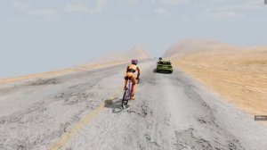 ВЕЛОСИПЕД БЕЗ ТОРМОЗОВ! СЛЕТЕЛА ЦЕПЬ НА КРУТОМ СПУСКЕ | BeamNG.drive