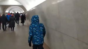 Москва переход со станции "Охотный ряд" На "Театральную"