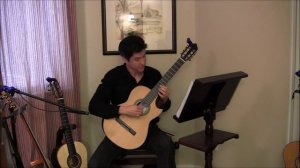 Largo from Sonata Op 5 by Ferdinando Carulli on a Goyette Professional Classical Electric Guitar