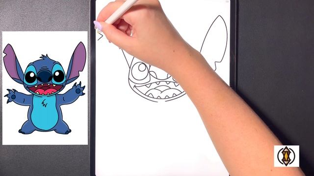 How To Draw Stitch | Tutorial Easy