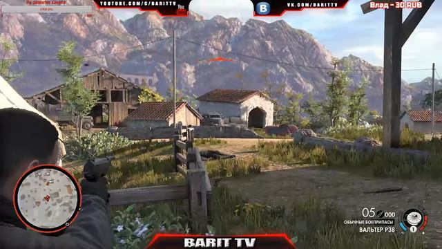 Sniper Elite 4 #1.Наказать генералов часть 2!!! смотреть онлайн