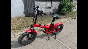 40-километровый пробег на электро-фэтбайке.