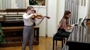 Дж. Перголези "Сицилиана". Скрипка, исполняет Евдокия Бокарева 11 лет