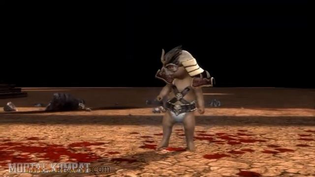 Mortal Kombat (2011) - Playstation 3 & Xbox 360 - Shao Kahn - Babality смотреть онлайн