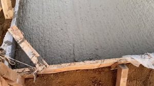 Заливаем плиту под автомойку