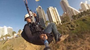 Paragliding in Israel 17.11.2014 Netanya