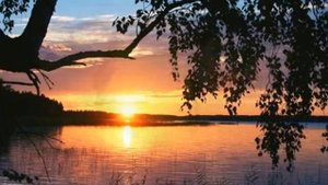 Выткался на озере алый свет зари