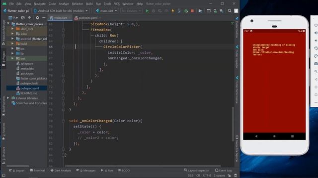 Flutter Circular Color Picker Example | Flutter Tutorials | Flutter Packages смотреть онлайн