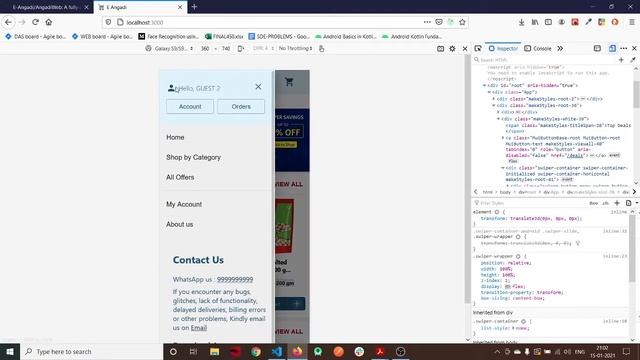 E Angadi Feature Set Demo V1 - open-source e-commerce application react js, redux and Firebase смотреть онлайн