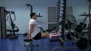 отжимания от скамьи на трицепс