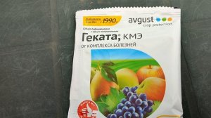 Вторая обработка сада