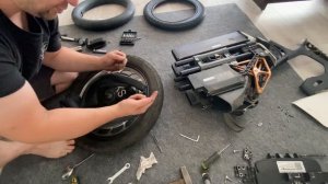 kingsong s18 замена покрышки замена камеры.