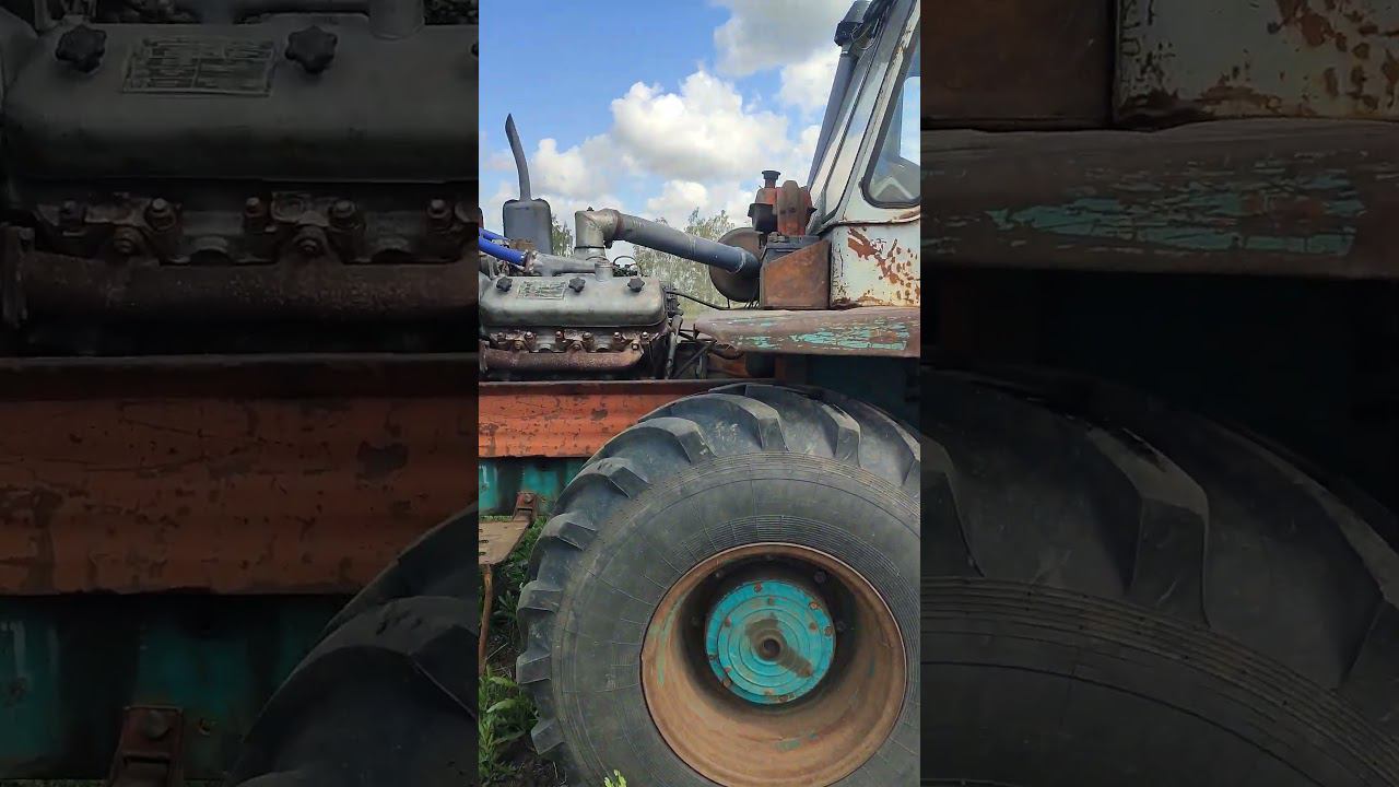 Т-150к с установленным двигателем ямз236 смотреть онлайн