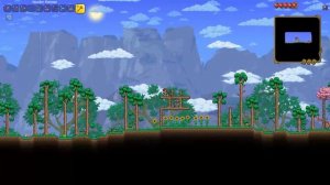 Terraria 1.4 AFK farm using statues.