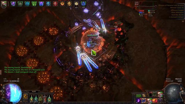 Path of Exile 2024 searing exarch uber смотреть онлайн