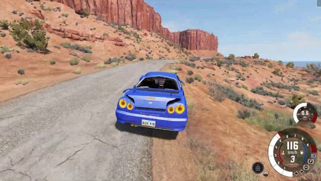 BeamNG.drive - Nissan Skyline GT-R V-spec II (BNR34) 2000 - Car Show Test Drive Crash . 4K 60fps. смотреть онлайн