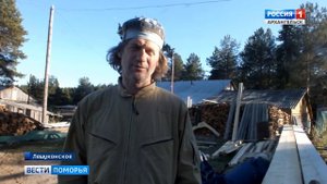В Лешуконском энтузиасты построили поморский карбас