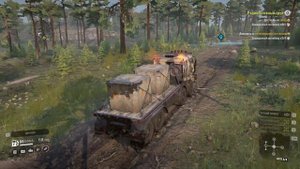 SnowRunner - Azov 5319 - доставить на завод защищённый контейнер