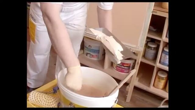 Структурная штукатурка Rollputz