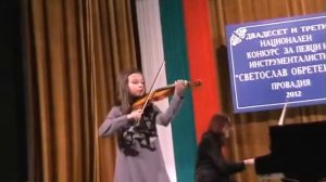 Lora (8yrs) - P. Hristoskov  - Concertino  mvt 3