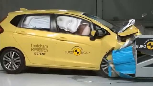 Honda Jazz Crash Test Euro NCAP (20th Anniversary test) смотреть онлайн