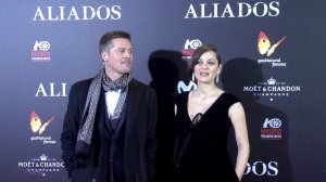 ALLIED MADRID PREMIERE BRAD PITT AND MARION COTILLARD