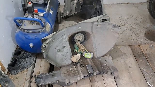 Жесткий удар BMW e46. кузовной ремонт! смотреть онлайн