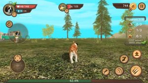 Dog Sim #3. Нашел свой дом. Симулятор собаки онлайн. Прохождение