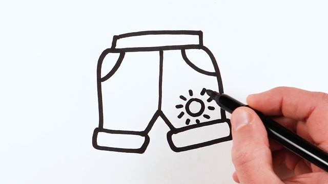 Рисуем фломастерами. Простой милый рисунок. Рисование для детей смотреть онлайн