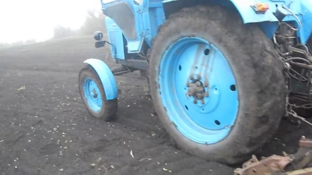 Предпосевная культивация почвы на МТЗ 80