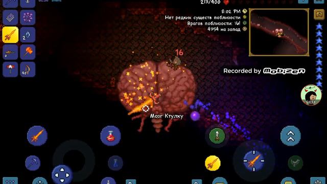 Террария мозг ктулху