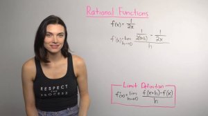 ❤︎² Derivatives with the Limit Definition.. How? (mathbff)