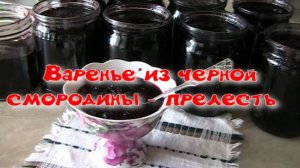 Варенье из черной смородины