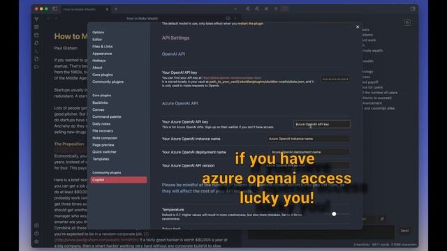 New OpenAI and Azure Models! - Copilot for Obsidian v2.3.0 смотреть онлайн